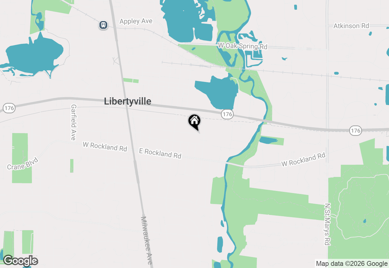 Map of 750 Meadow Lane, Libertyville, IL 60048