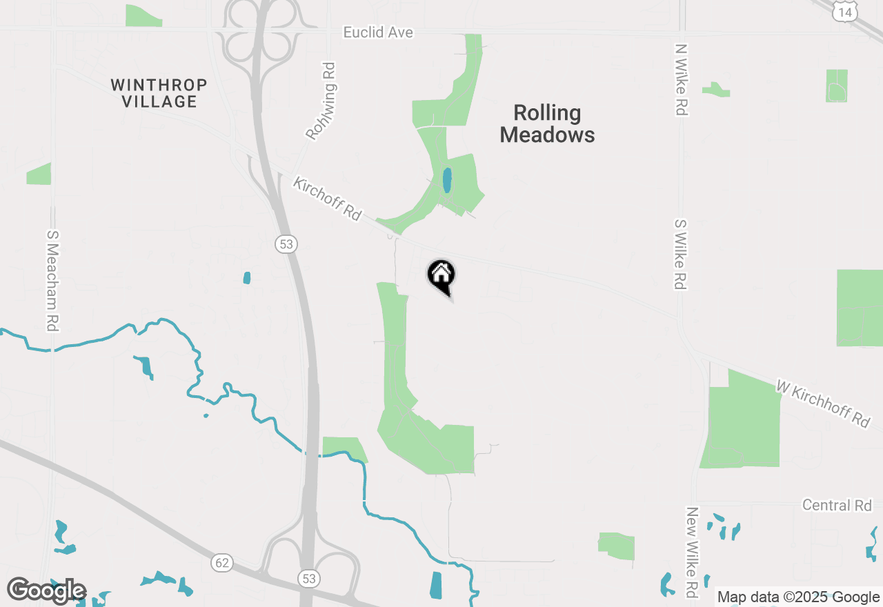 Map of 3105 Martin Lane, Rolling Meadows, IL 60008