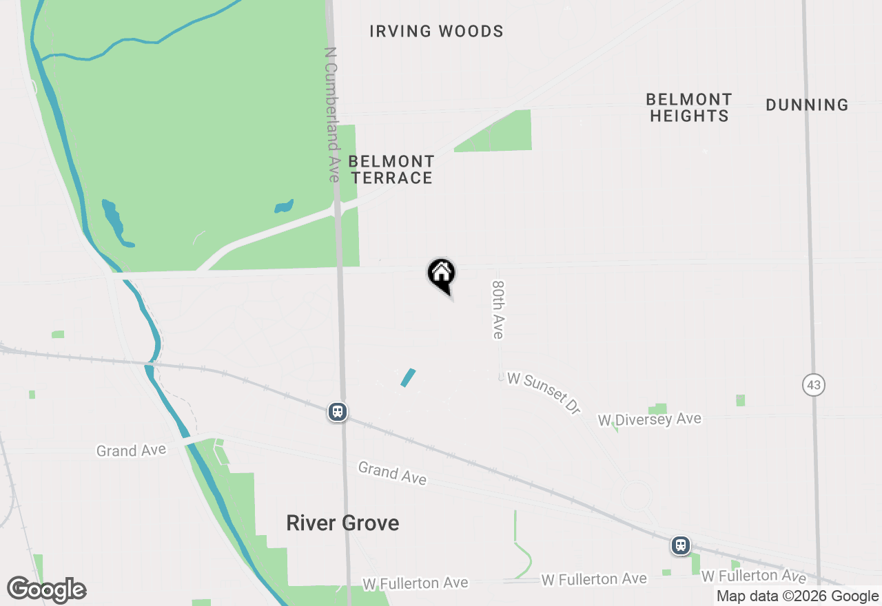 Map of 3045 N Paris Avenue #203, River Grove, IL 60171
