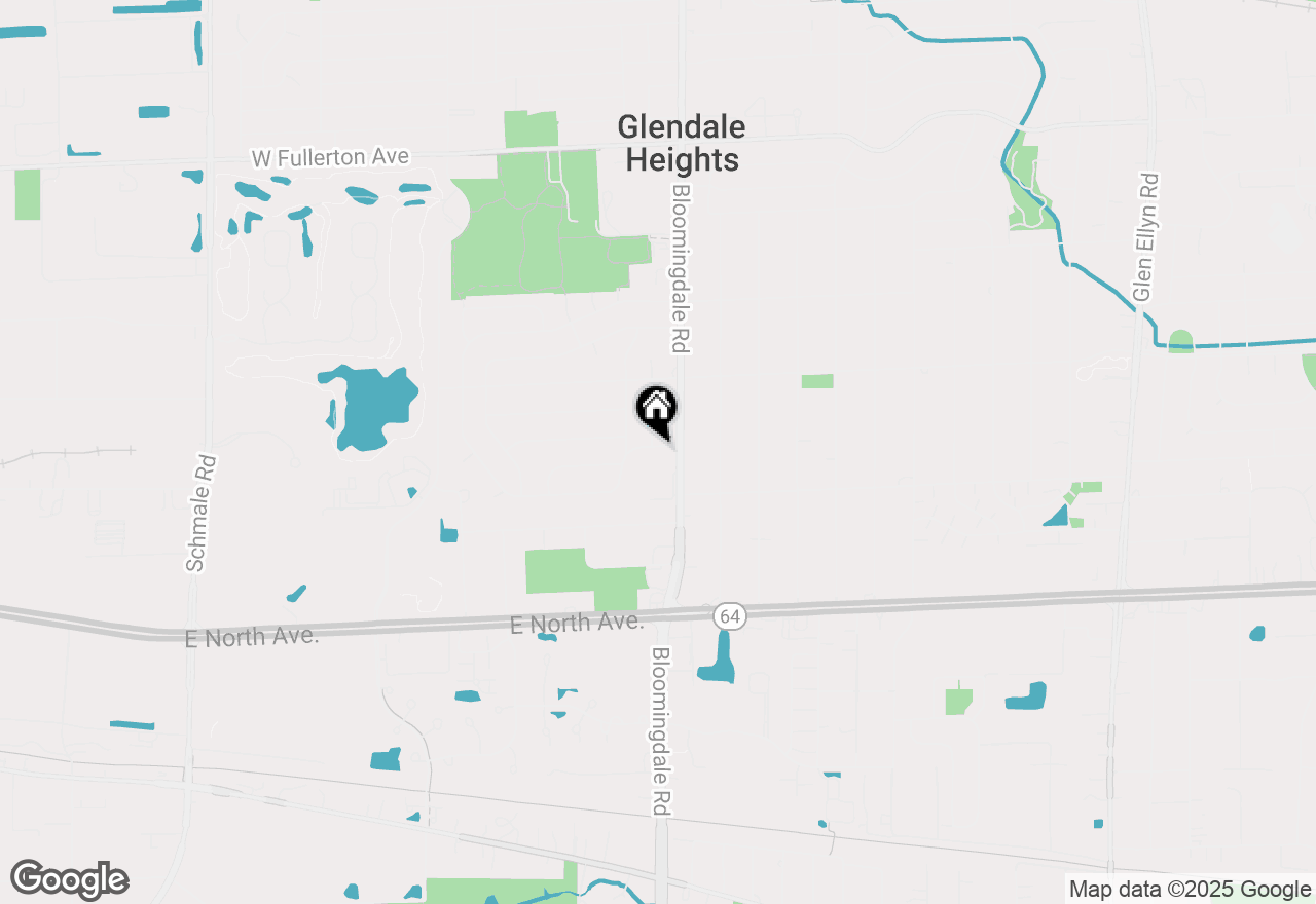 Map of 179 Glen Hill Drive, Glendale Heights, IL 60139