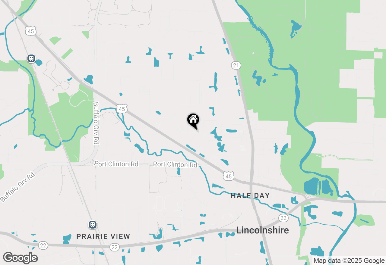 Map of 396 Forest Edge Drive, Glencoe, IL 60022