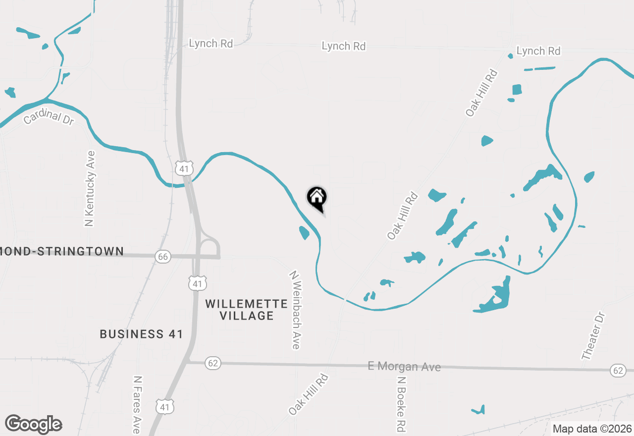 Map of 2025 Briar Meadows Drive #2, Evansville, IN 47711