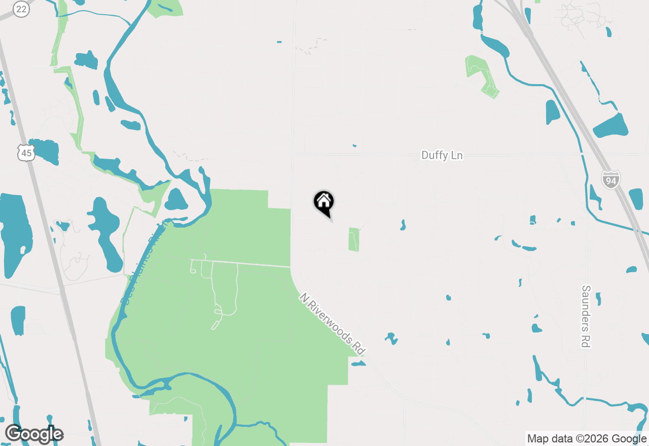 Map of 6 Deer Run, Lincolnshire, IL 60069