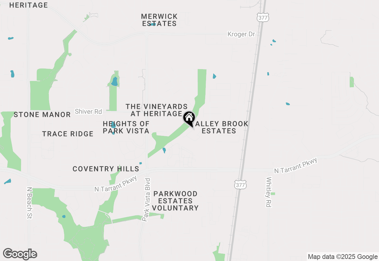 Map of 8737 Maple Ridge Trail, Fort Worth, TX 76244