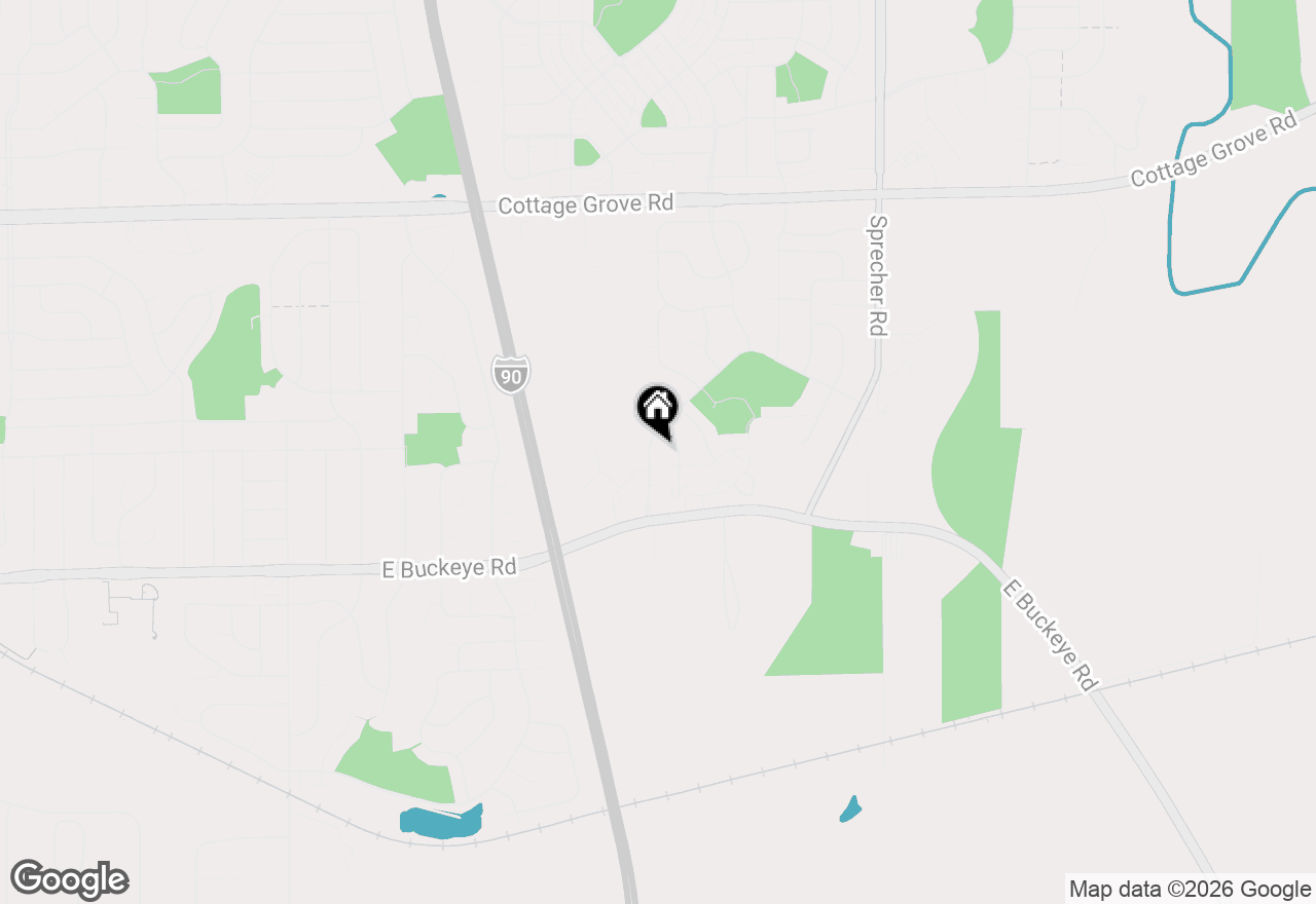 Map of 6043 Cottontail Trail, Madison, WI 53718