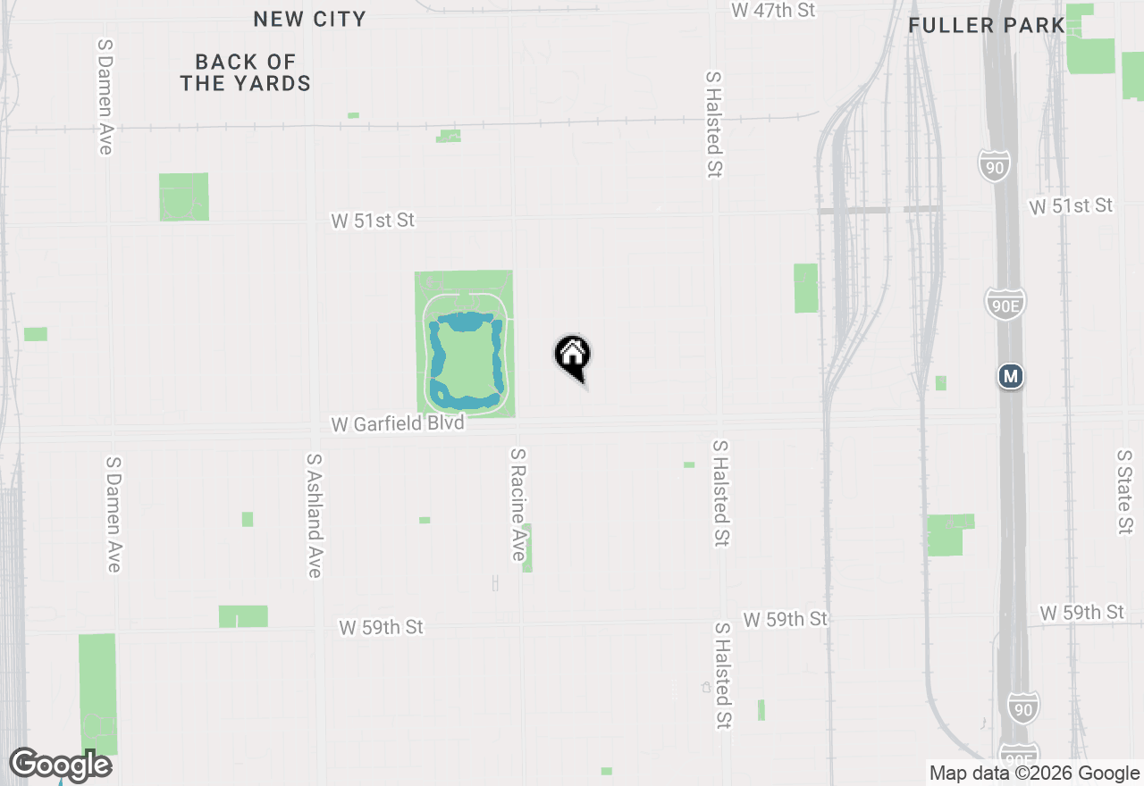 Map of 5427 S Aberdeen Street, Chicago, IL 60609