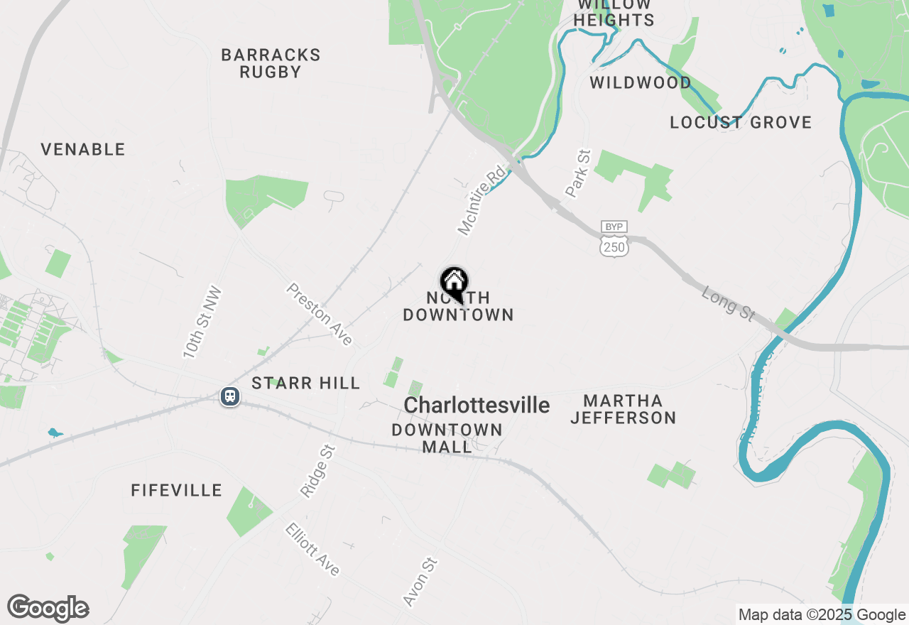 Map of 201 Parkway St, Charlottesville, VA 22902
