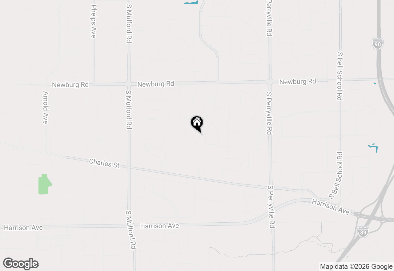 Map of 6376 Grassridge Road, Rockford, IL 61108