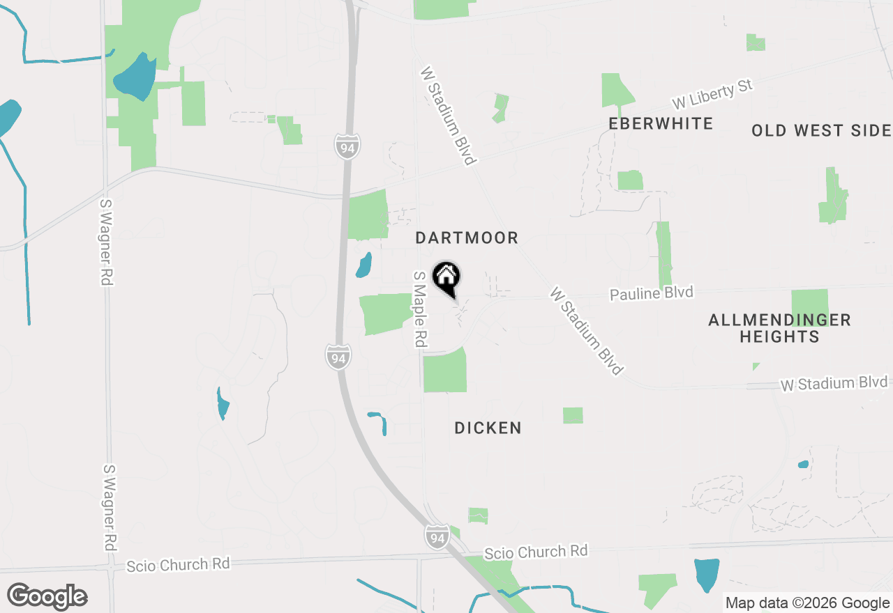 Map of 1265 S Maple Road #206, Ann Arbor, MI 48103