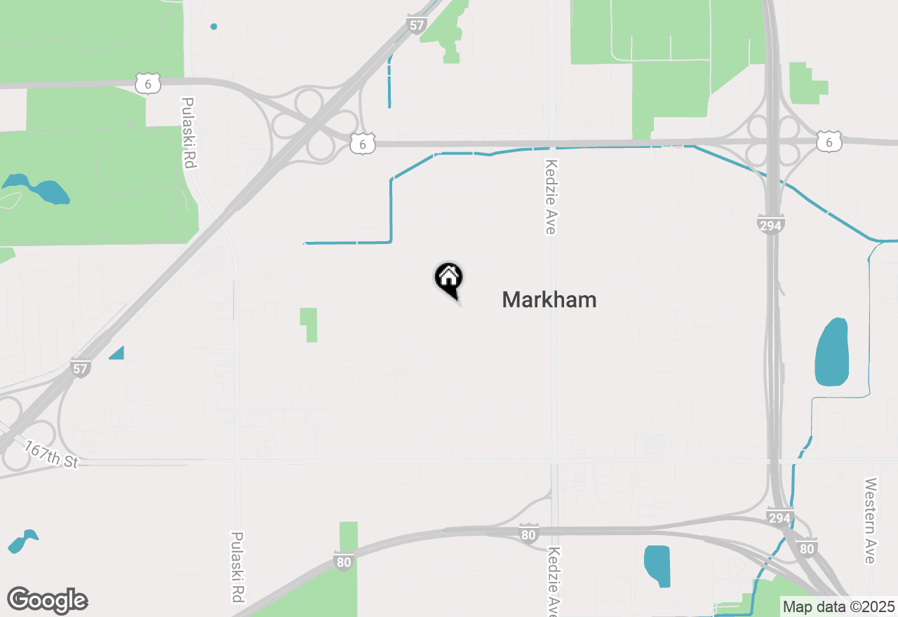 Map of 16302 Trumbull Avenue, Markham, IL 60428