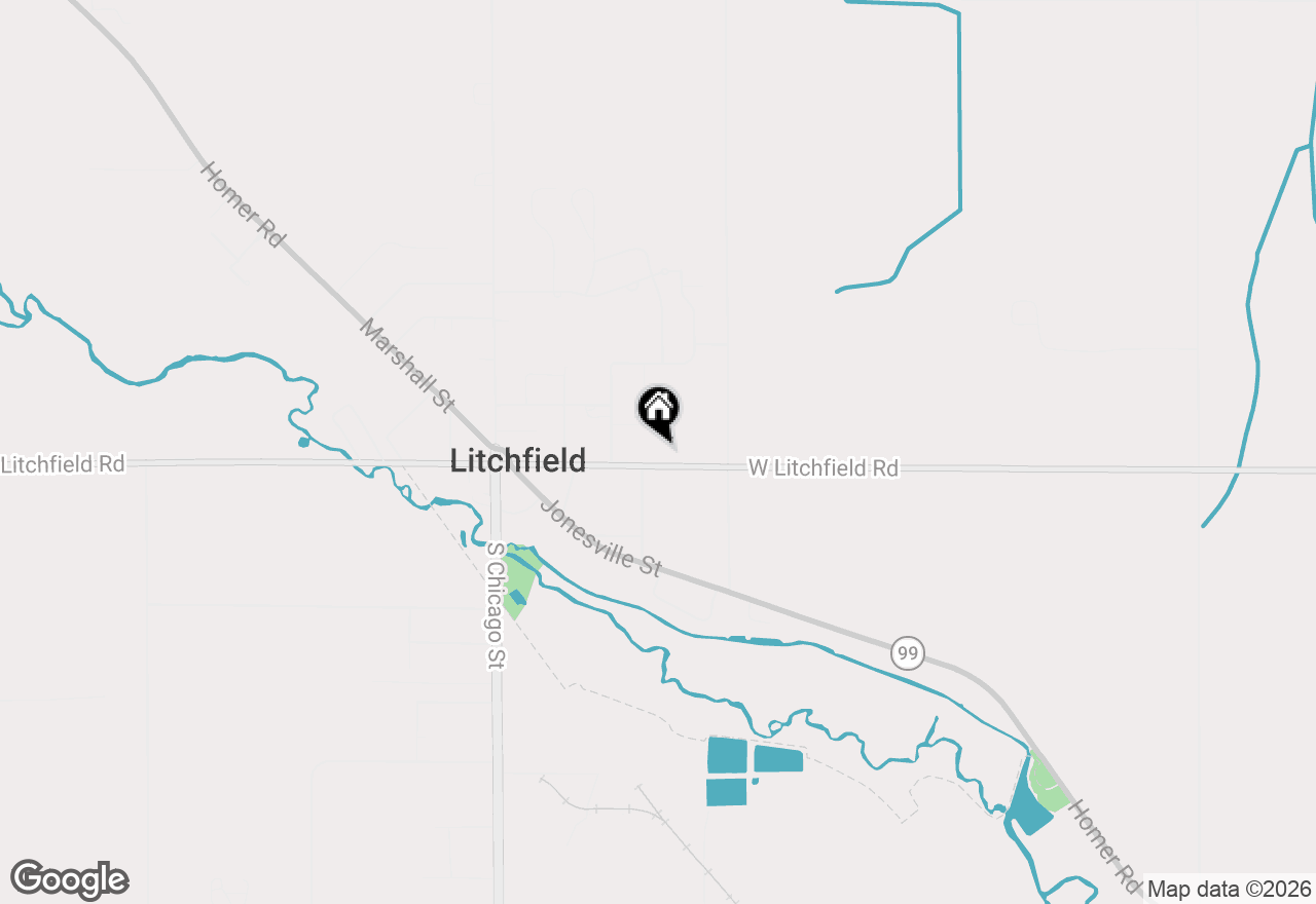 Map of 316 E Saint Joe Street, Litchfield, MI 49252