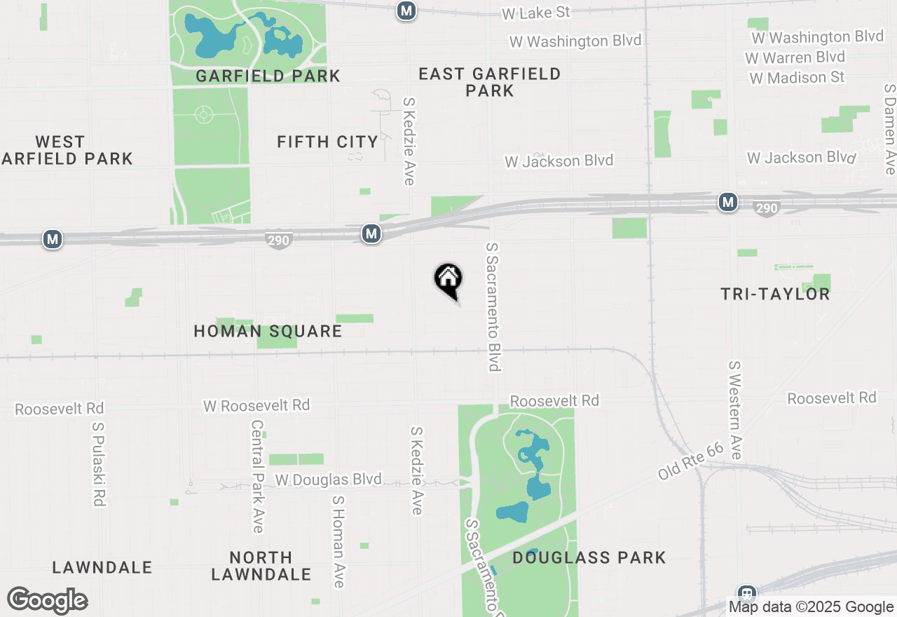 Map of 3107 W Polk Street, Chicago, IL 60612