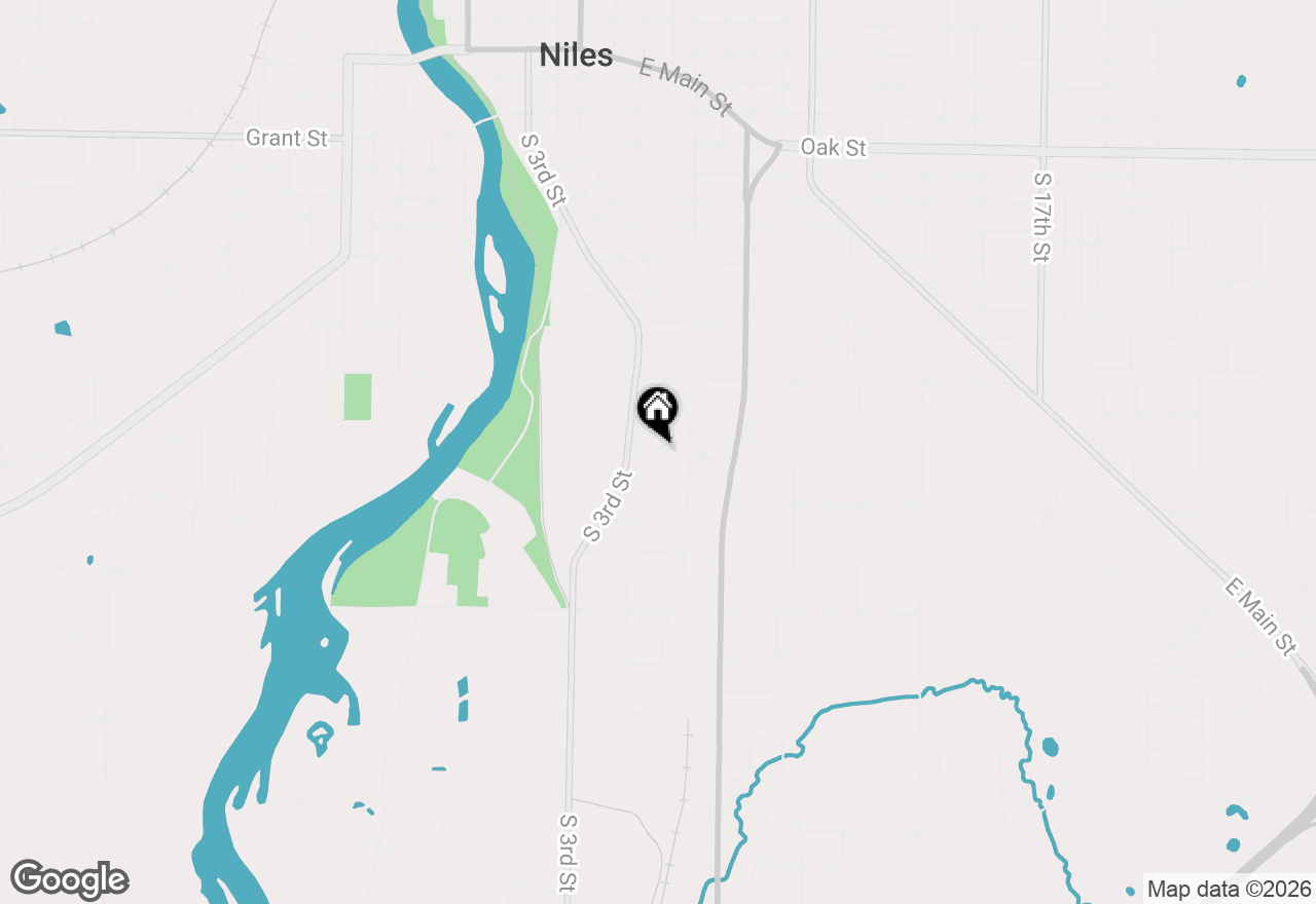 Map of 340 Carefree Court, Niles, MI 49120