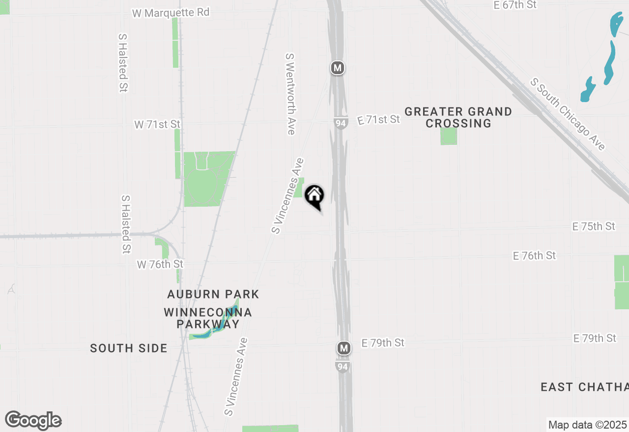 Map of 7425 S Perry Avenue, Chicago, IL 60621