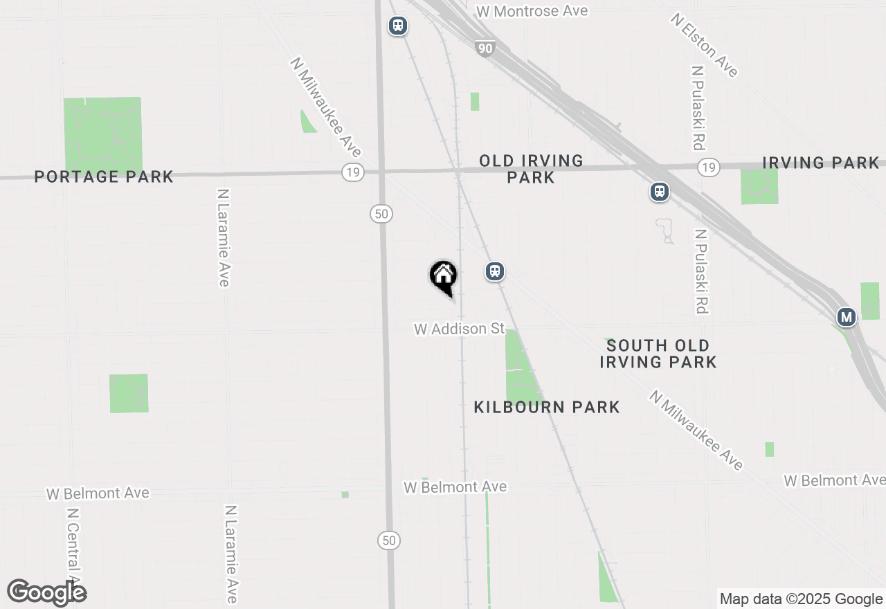 Map of 4624 W Patterson Avenue, Chicago, IL 60641