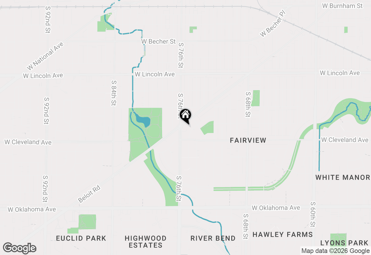 Map of 7561 W Beloit Rd, West Allis, WI 53219