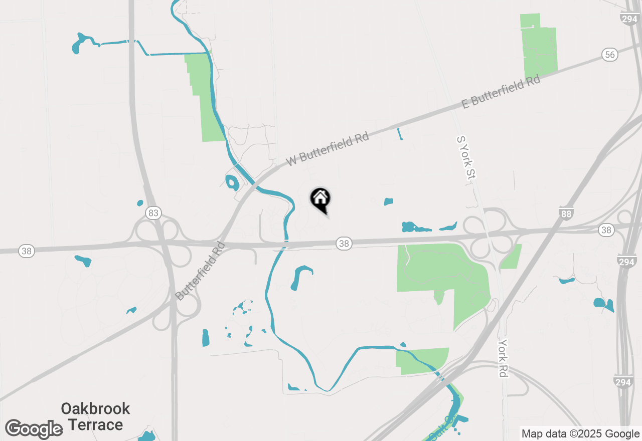 Map of 4 Birch Tree Court, Elmhurst, IL 60126