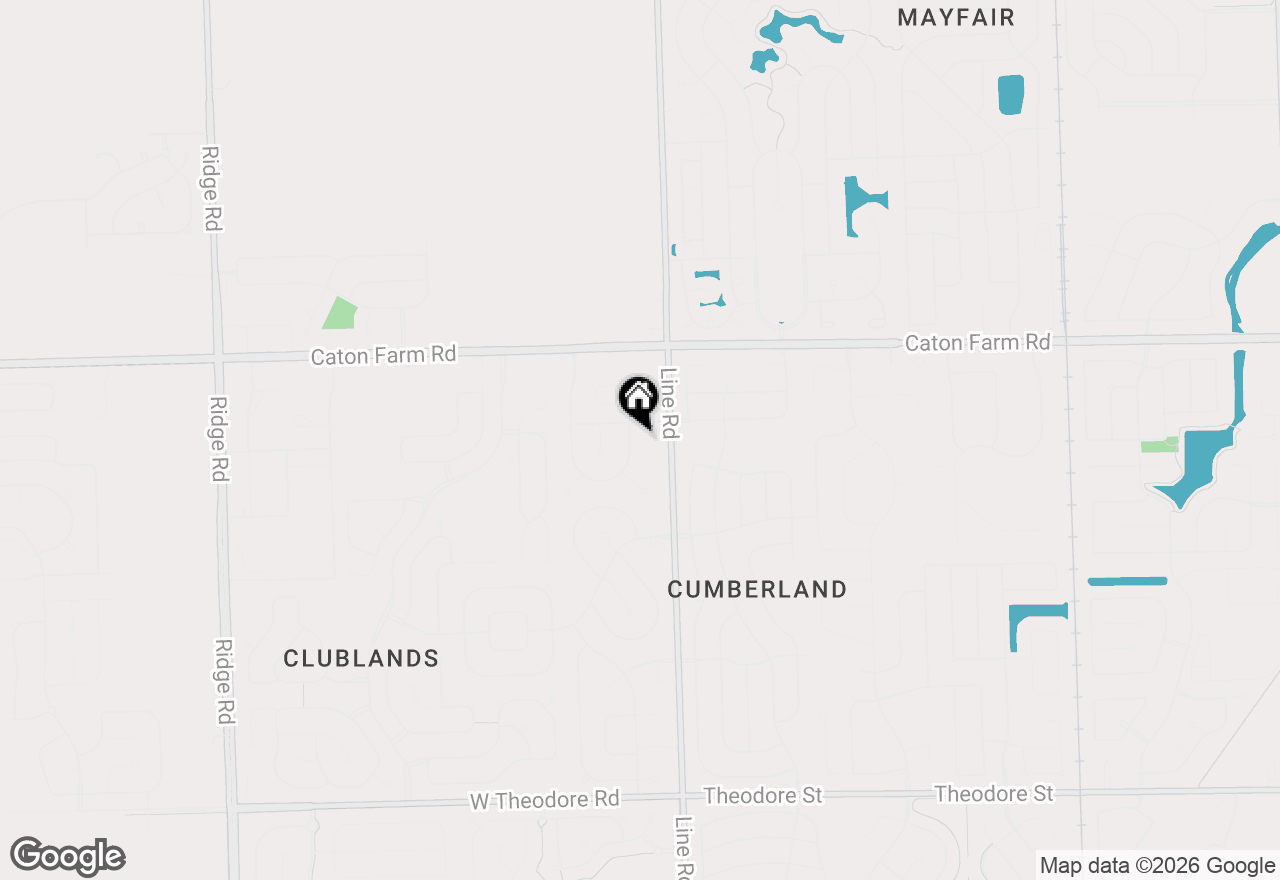 Map of 2210 Henning Place, Plainfield, IL 60586