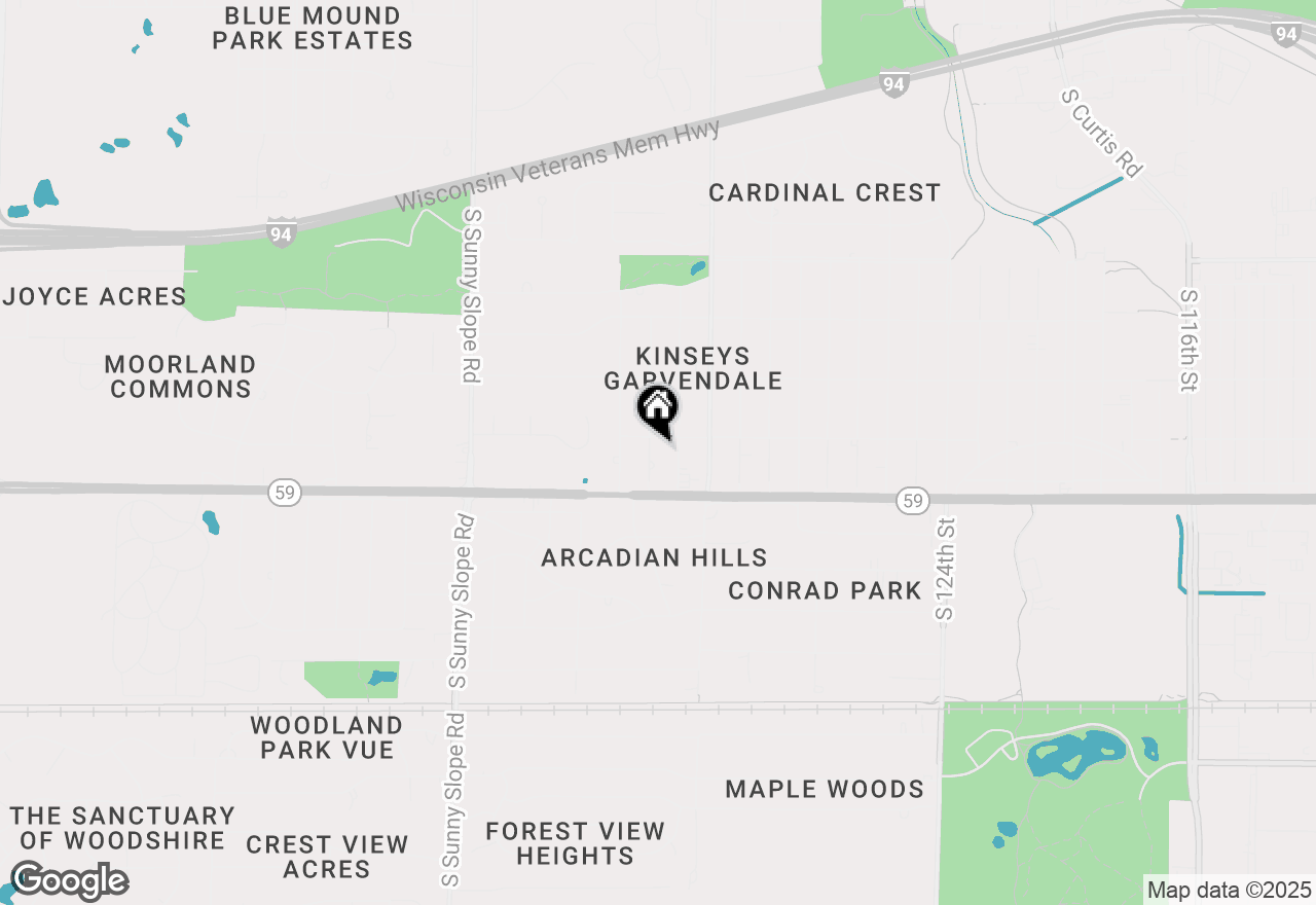 Map of 1270 Alfred St, Brookfield, WI 53005