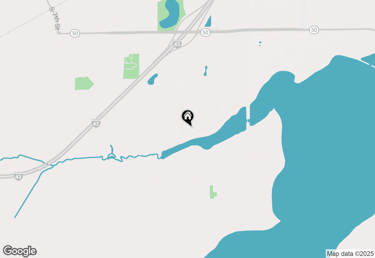 Map of 2168 Landings Ln, Delavan, WI 53115