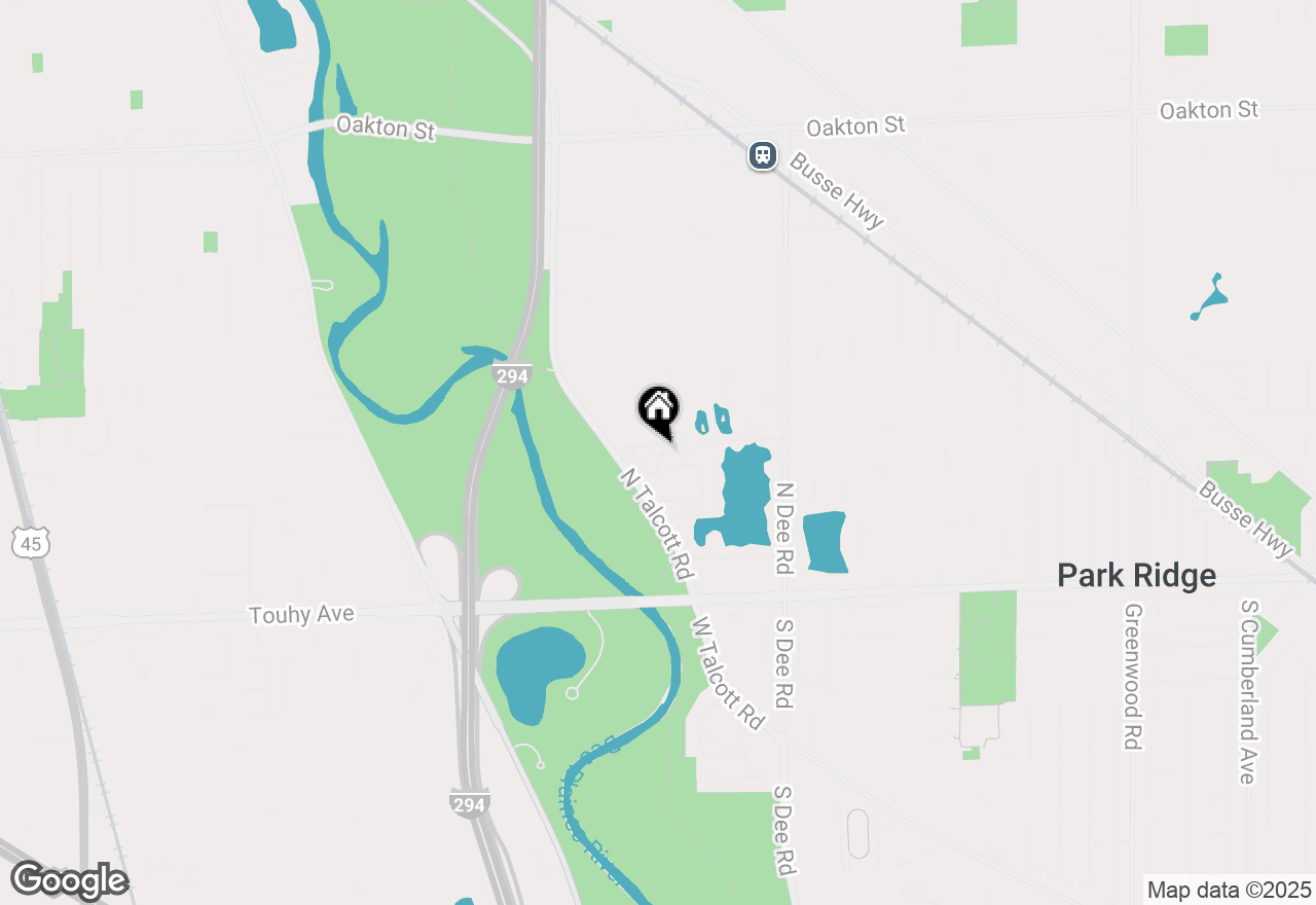 Map of 75 Boardwalk Place #303, Park Ridge, IL 60068