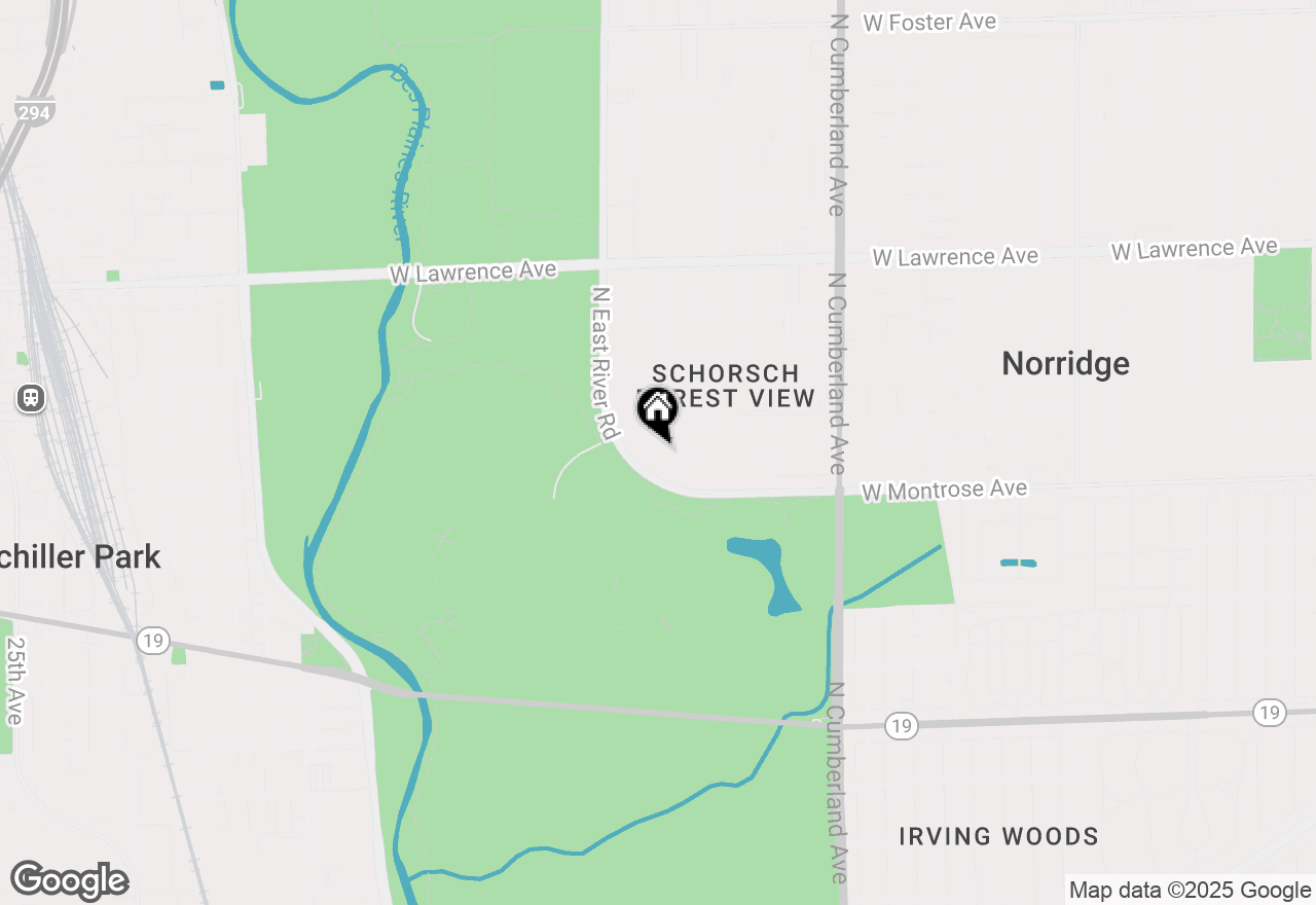 Map of 4445 N Forestview Avenue, Chicago, IL 60656