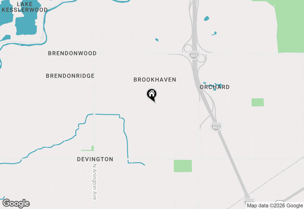 Map of 5211 Brendon Park Drive, Indianapolis, IN 46226