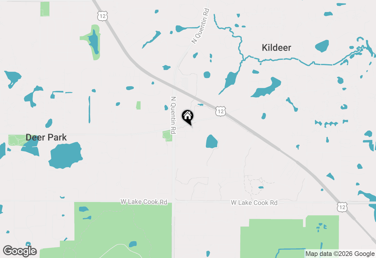 Map of 21914 W Talia Lane, Deer Park, IL 60010