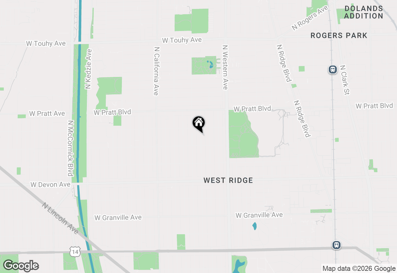 Map of 6630 N Maplewood Avenue, Chicago, IL 60645
