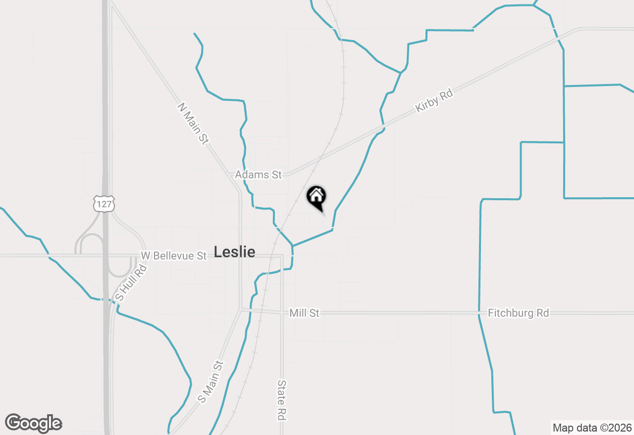 Map of 505 Kirby Street, Leslie, MI 49251