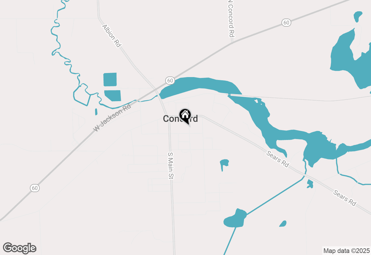 Map of 124 S Concord Street, Concord, MI 49237