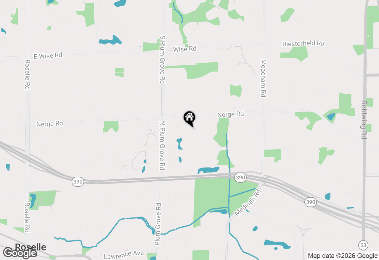 Map of 647 Cumberland Trail #AA1, Roselle, IL 60172