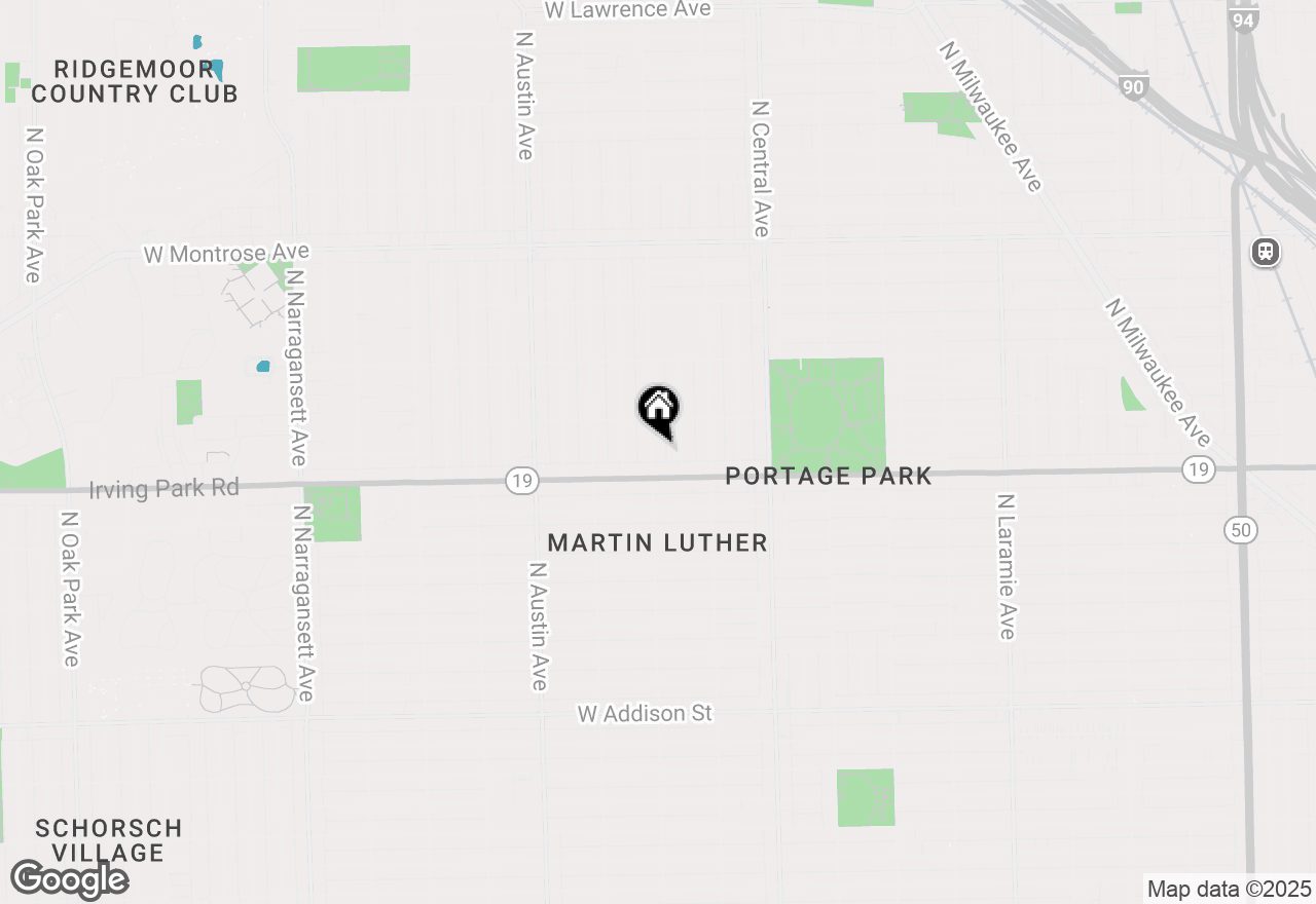 Map of 4025 N Menard Avenue, Chicago, IL 60634