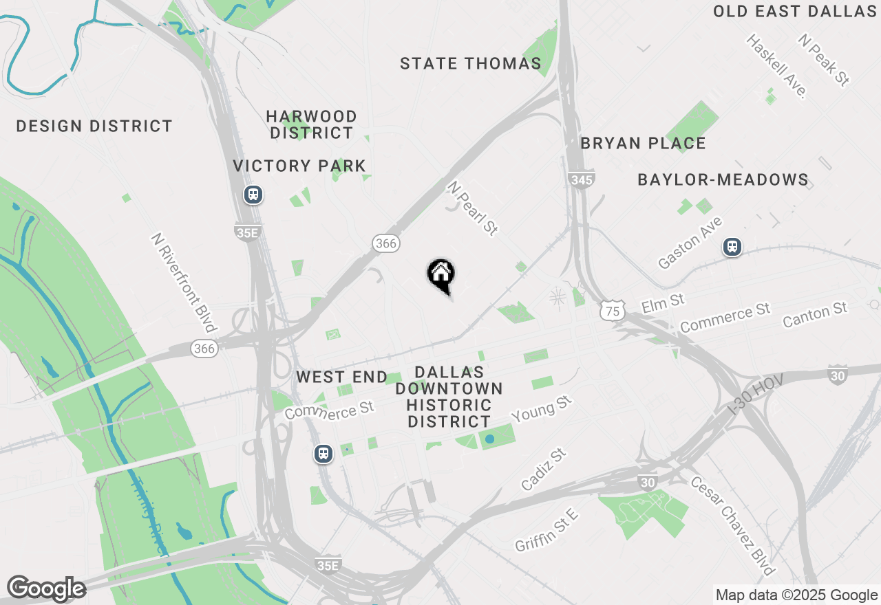 Map of 511 N Akard Street #1502, Dallas, TX 75201