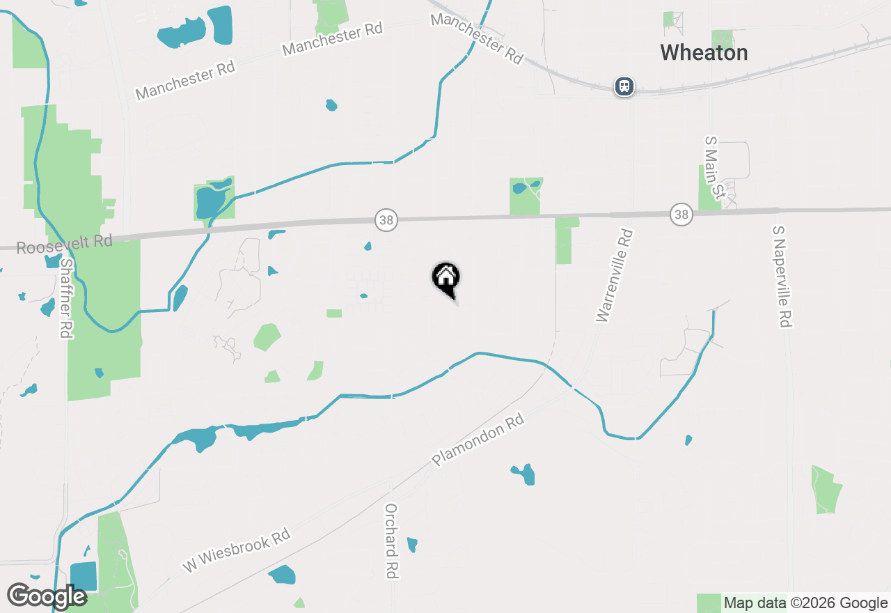 Map of 1010 Lyford Lane, Wheaton, IL 60189
