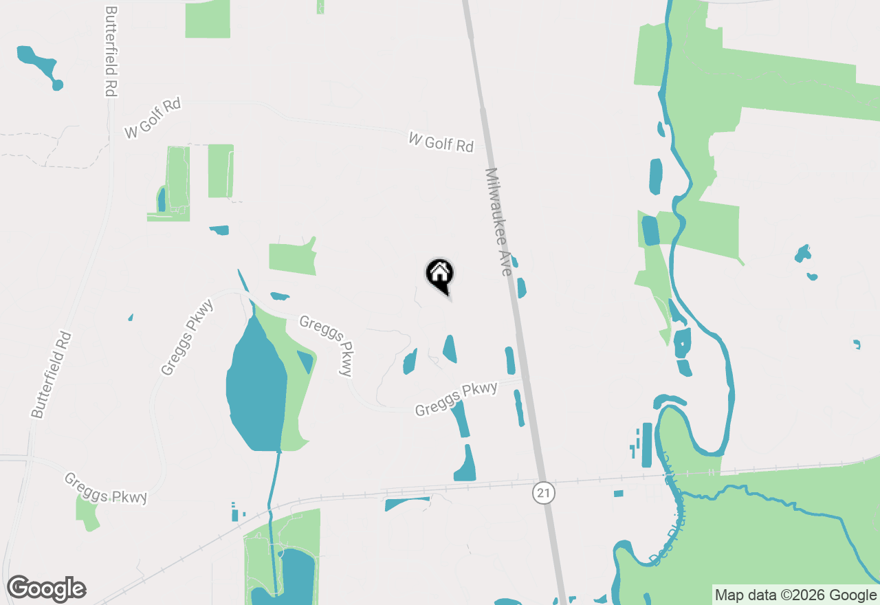 Map of 1960 Crenshaw Circle #1960, Vernon Hills, IL 60061