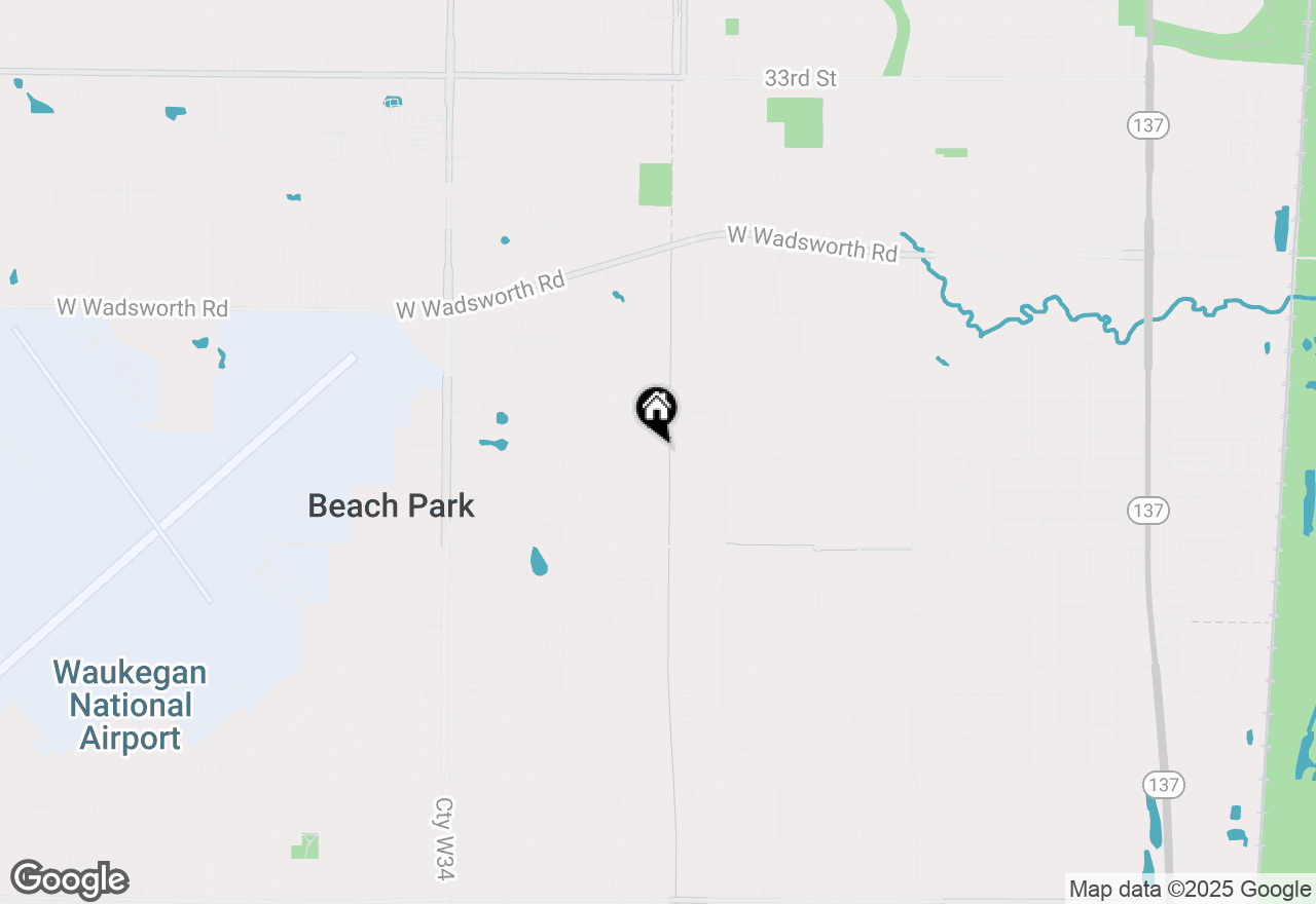 Map of 38697 N Cedar Avenue, Beach Park, IL 60099