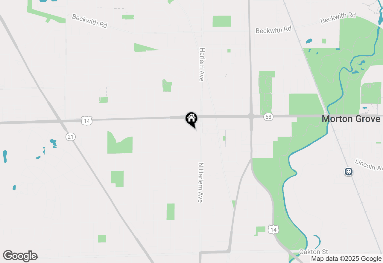 Map of 7232 W Crain Street, Niles, IL 60714