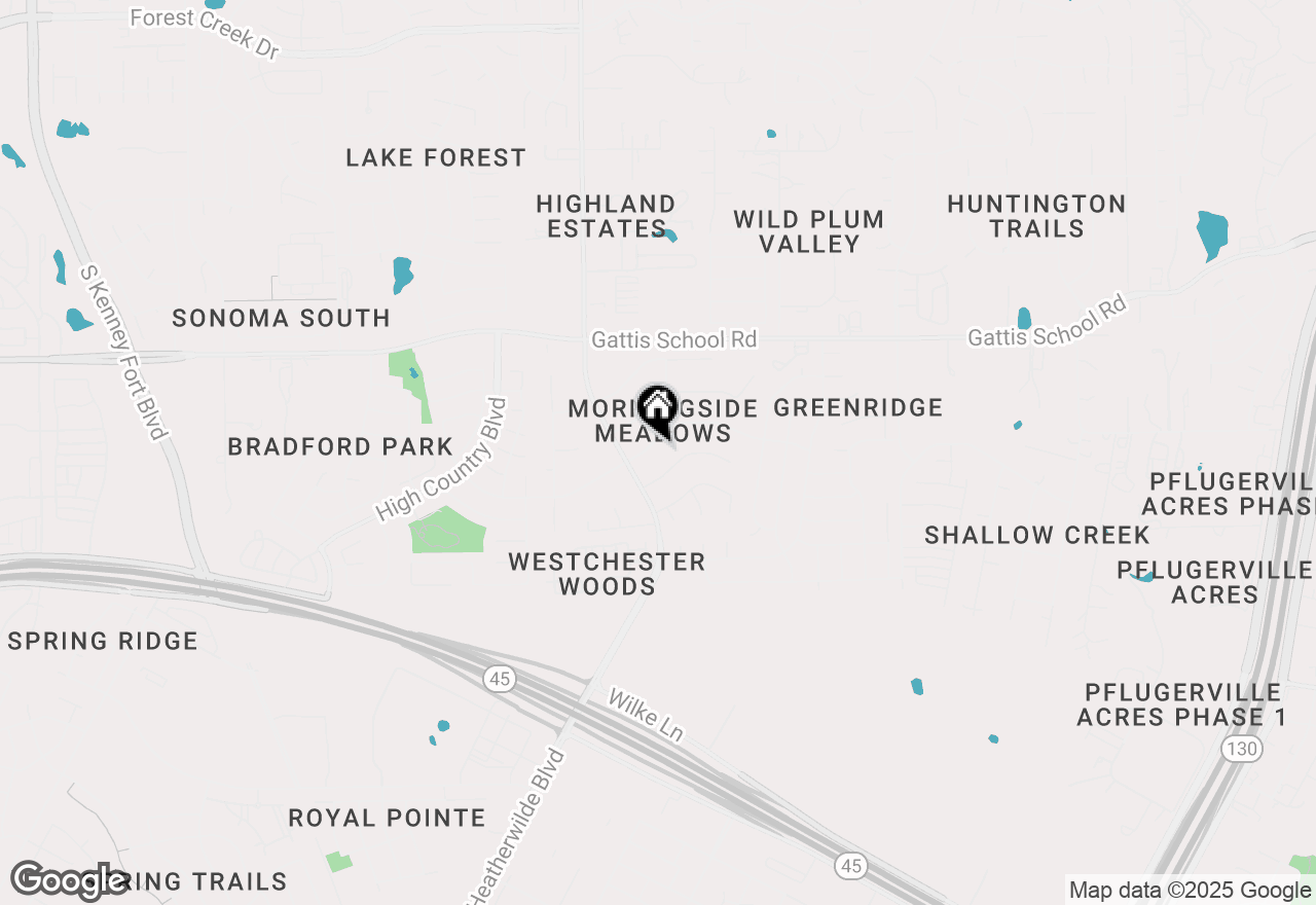 Map of 3607 Winding Way, Round Rock, TX 78664