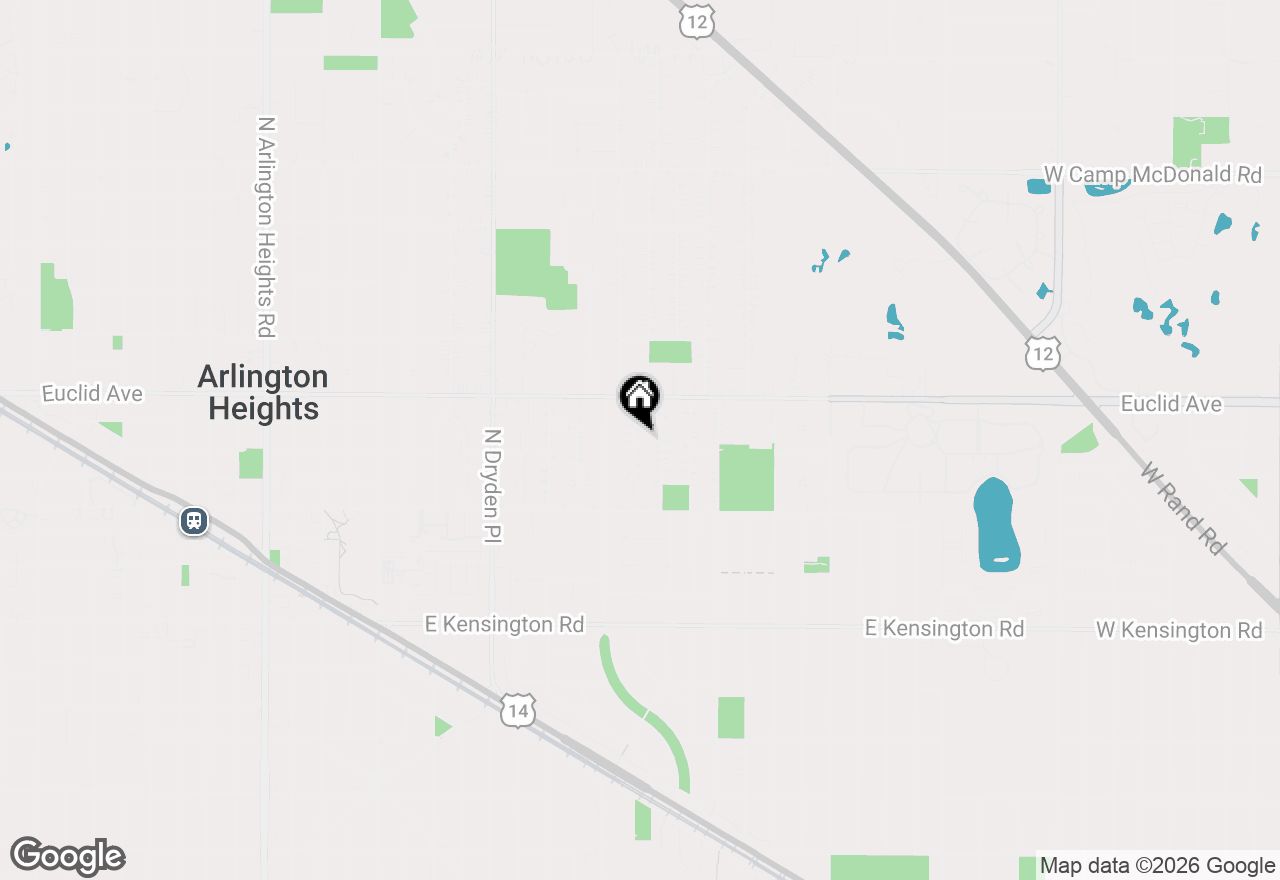 Map of 413 N Drury Lane, Arlington Heights, IL 60004