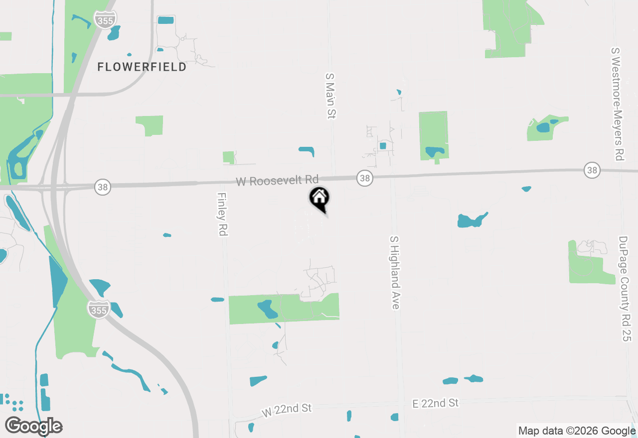 Map of 1320 Lore Lane #107B, Lombard, IL 60148