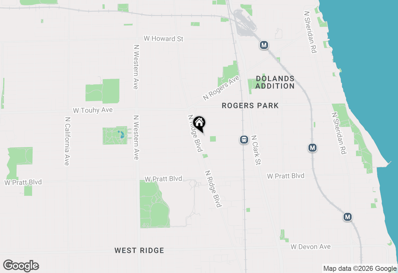 Map of 7019 N Ridge Boulevard #3B, Chicago, IL 60645