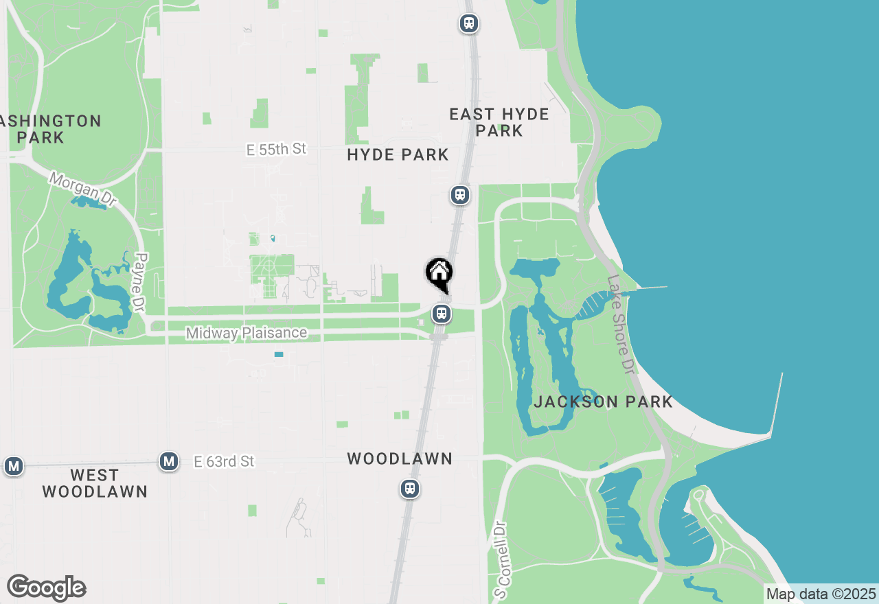 Map of 1518 E 59th Street #3A, Chicago, IL 60637