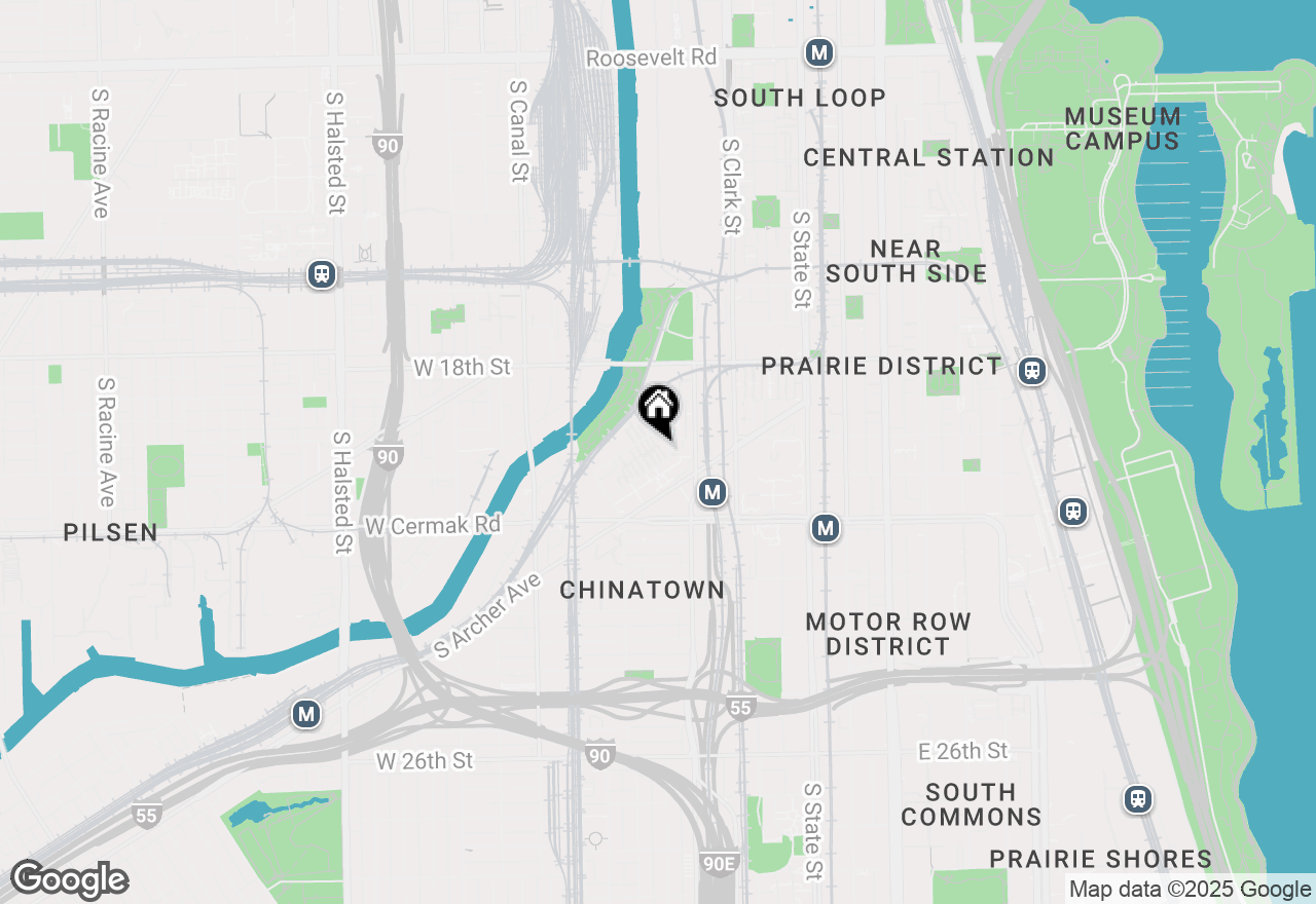 Map of 2102 S China Place #C, Chicago, IL 60616