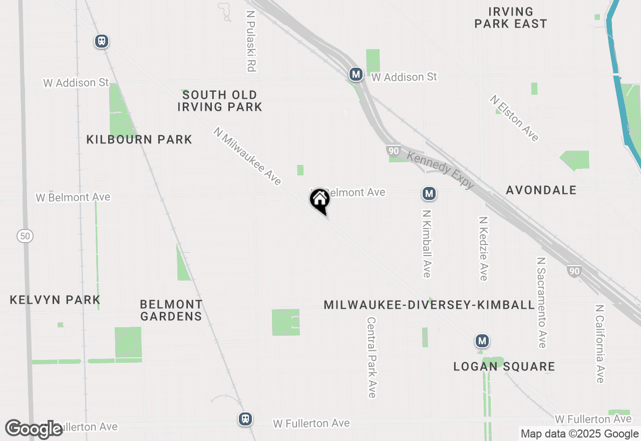 Map of 3108 N Milwaukee Avenue #1E, Chicago, IL 60618