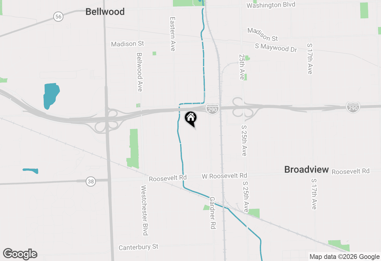 Map of 744 Manchester Avenue, Westchester, IL 60154