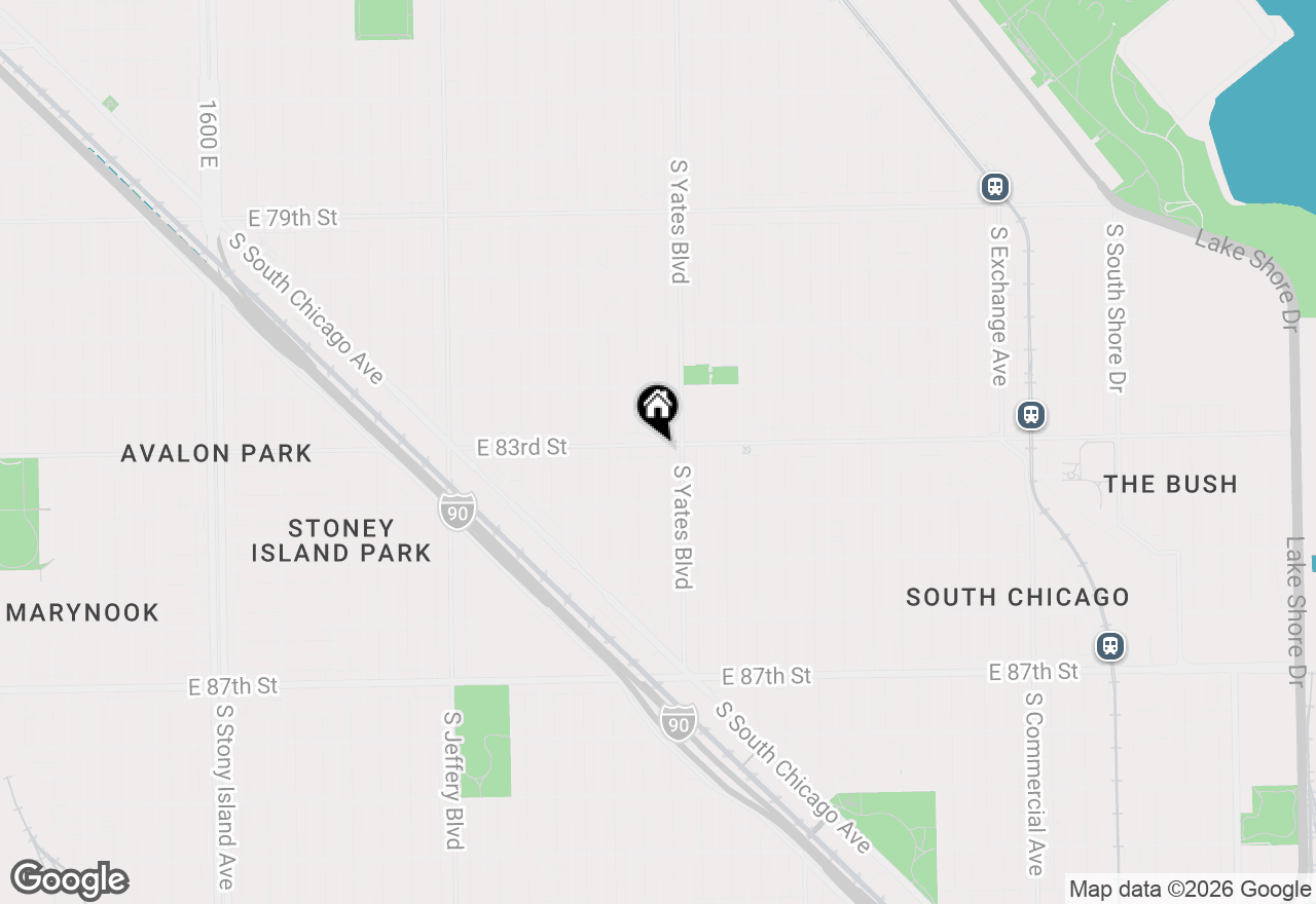 Map of 2333 E 83rd Street, Chicago, IL 60617