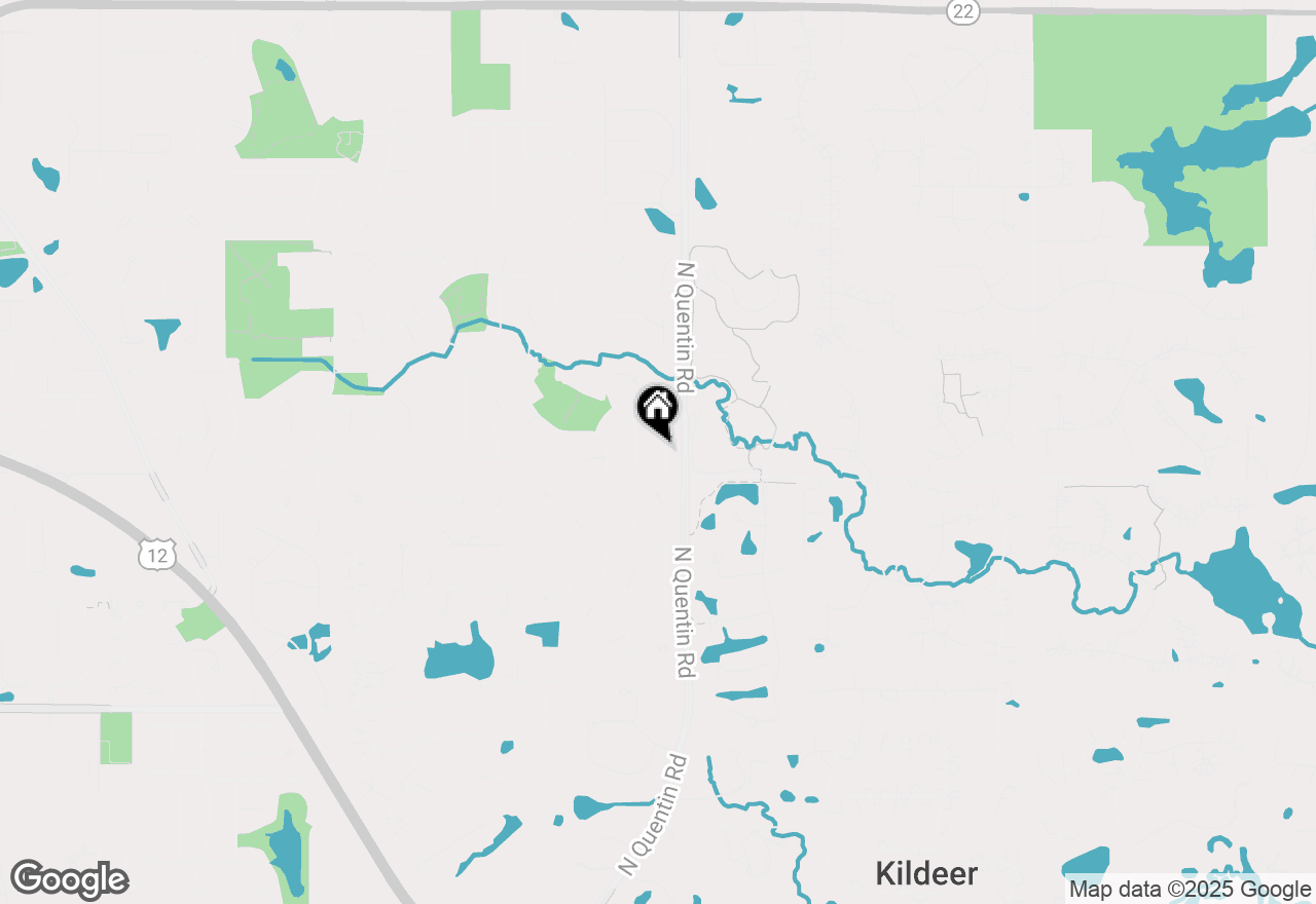 Map of 1225 Thorndale Lane, Lake Zurich, IL 60047