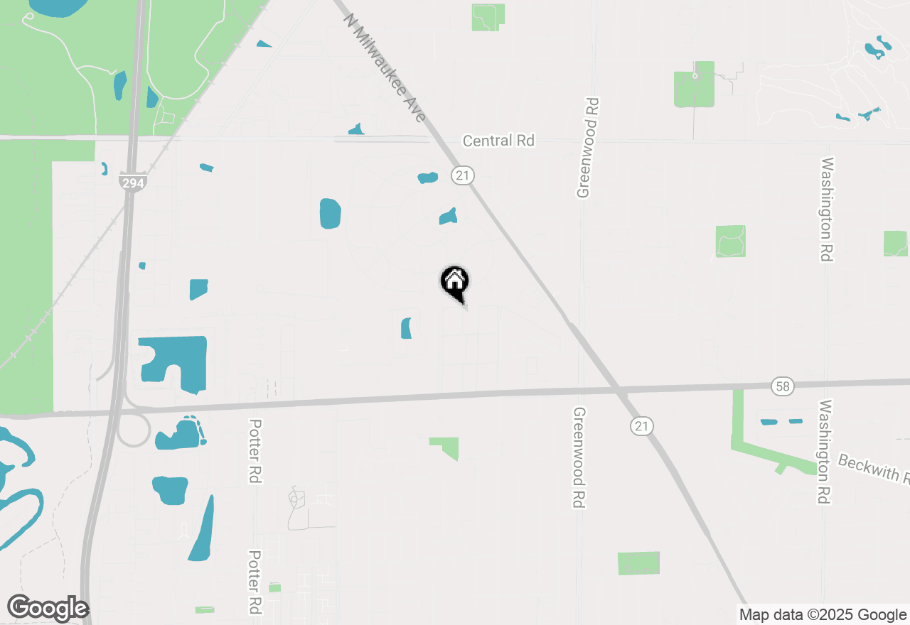 Map of 8936 Northshore Drive #1G, Des Plaines, IL 60016