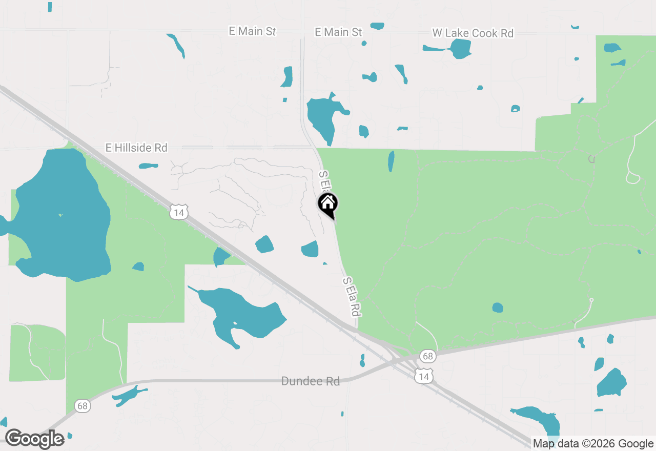 Map of 152 S Ela Road, Barrington, IL 60010